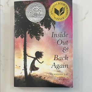 Harper Inside Out & Back Again with Pink and Black Cover